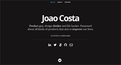 Desktop Screenshot of joaocosta.com