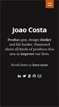 Mobile Screenshot of joaocosta.com